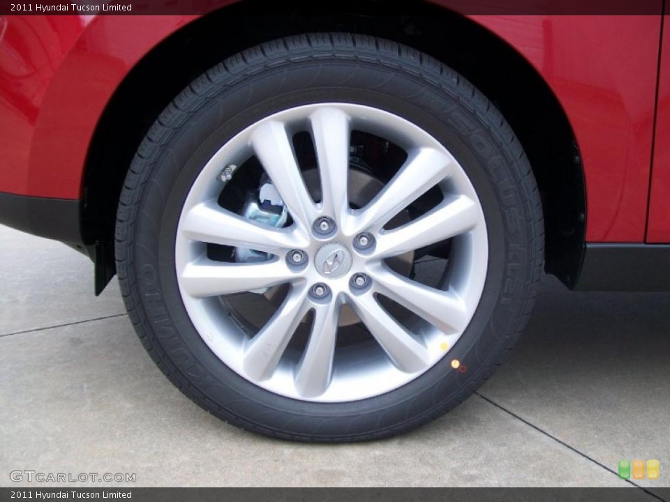 2011 Hyundai Tucson Limited Wheel and Tire Photo #44675687