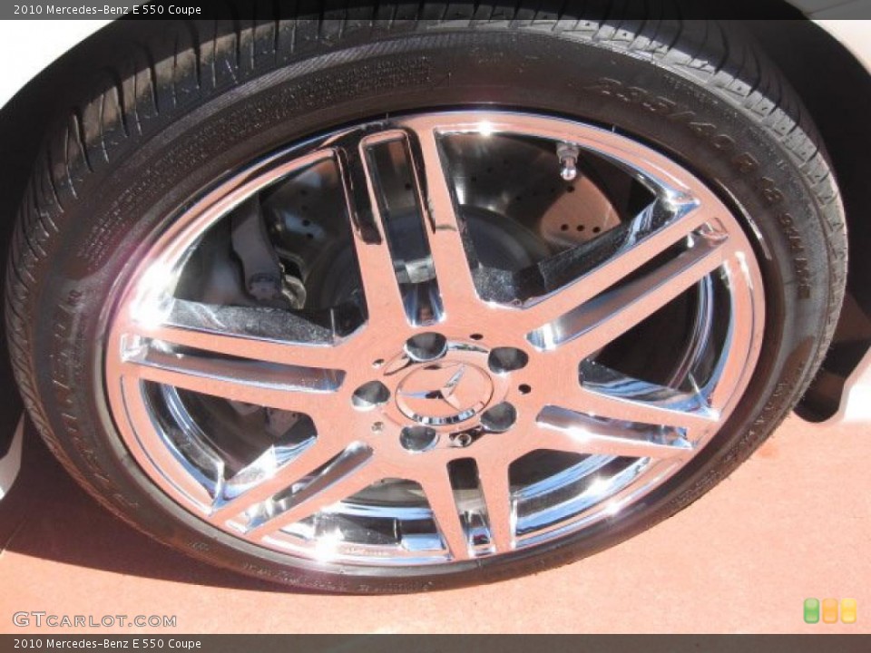 2010 Mercedes-Benz E 550 Coupe Wheel and Tire Photo #44676913
