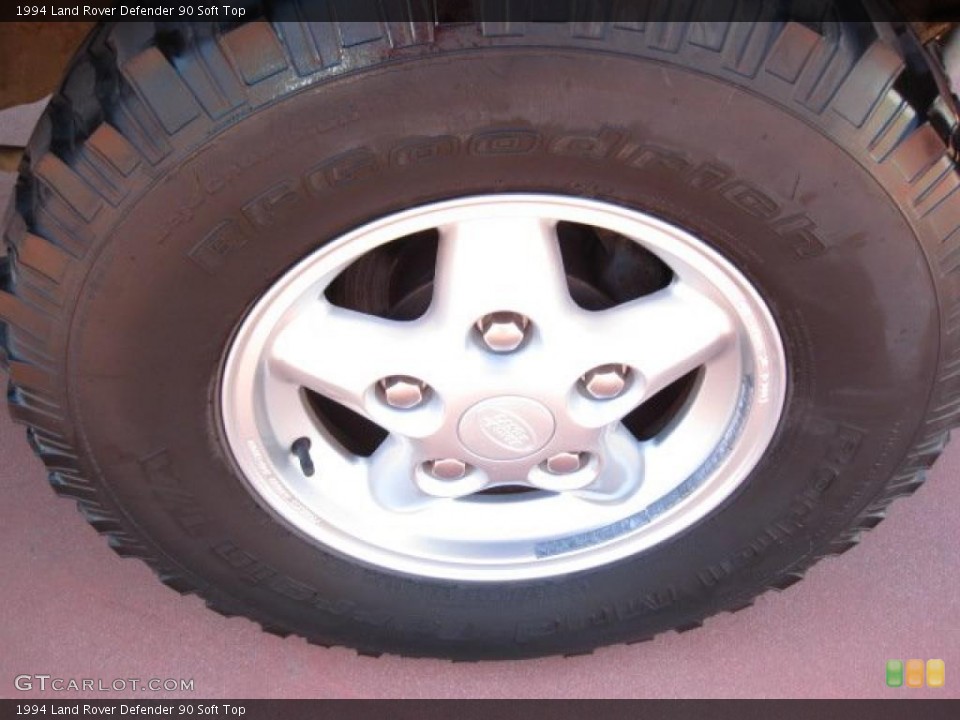 1994 Land Rover Defender 90 Soft Top Wheel and Tire Photo #44677132