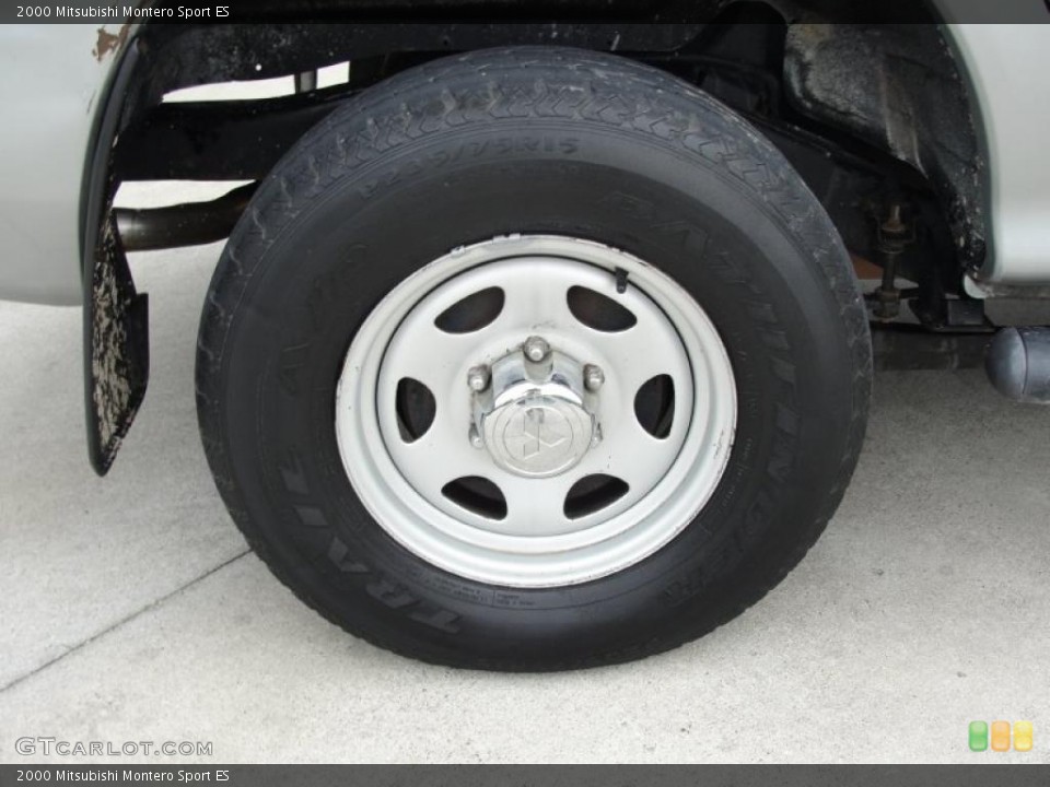 2000 Mitsubishi Montero Sport ES Wheel and Tire Photo #44678843