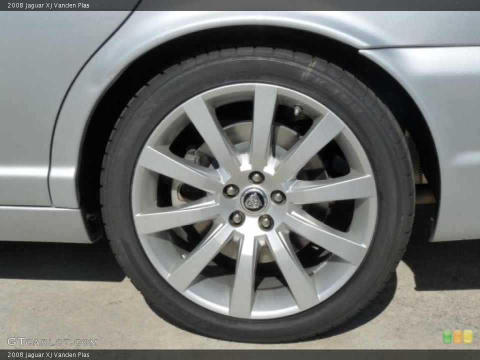 2008 Jaguar XJ Vanden Plas Wheel and Tire Photo #44681371