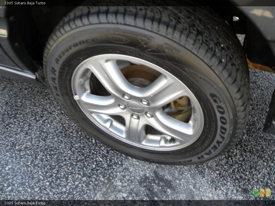 2005 Subaru Baja Turbo Wheel and Tire Photo #44687492