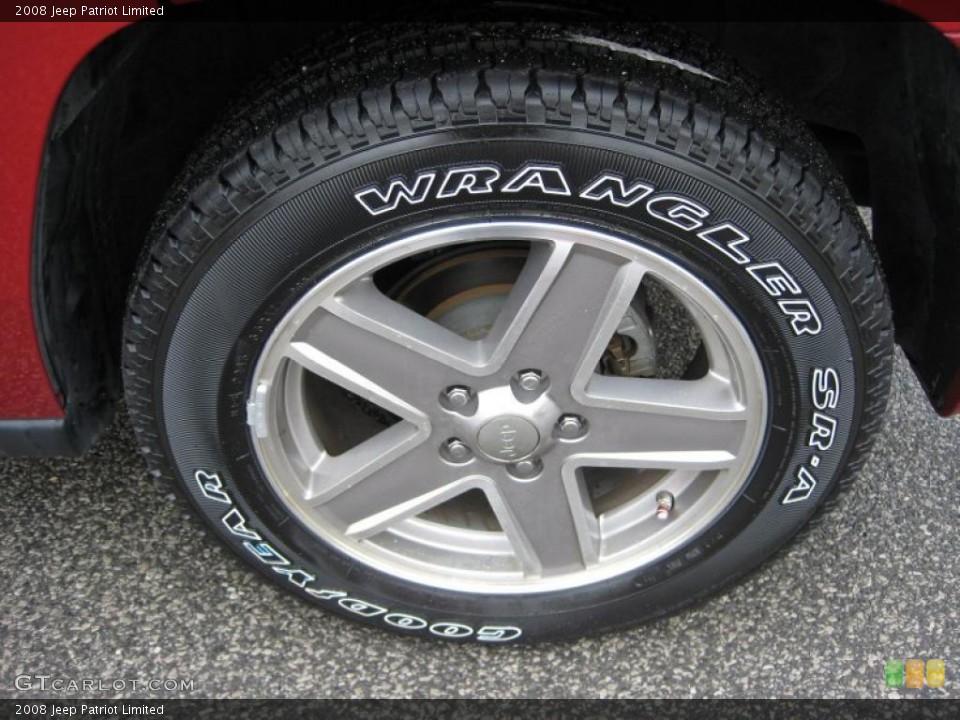 2008 Jeep Patriot Limited Wheel and Tire Photo #44687596