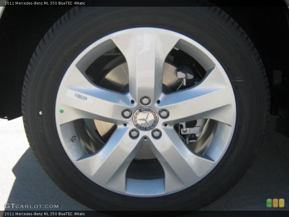 2011 Mercedes-Benz ML 350 BlueTEC 4Matic Wheel and Tire Photo #44691589