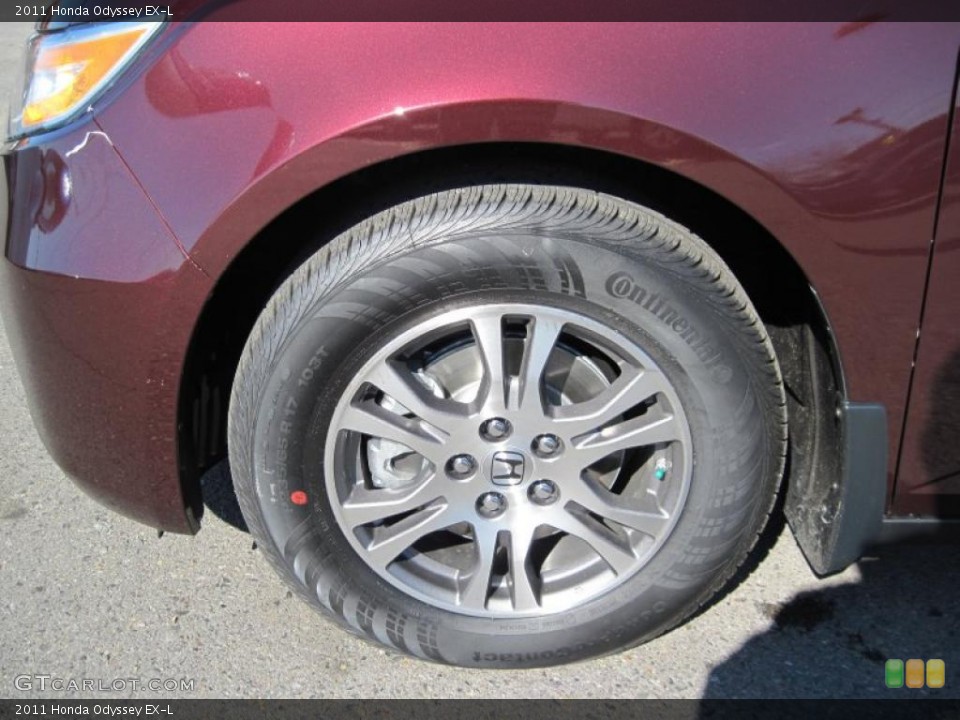 2011 Honda Odyssey EX-L Wheel and Tire Photo #44694105