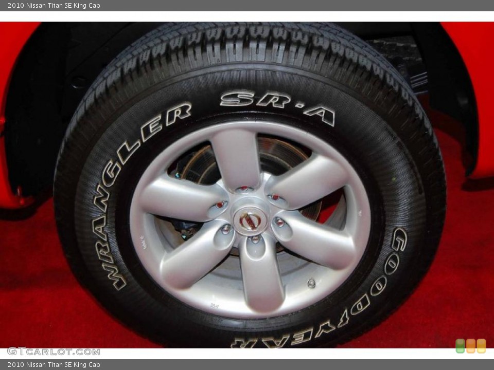 2010 Nissan Titan SE King Cab Wheel and Tire Photo #44696205
