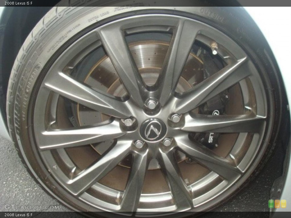 2008 Lexus IS F Wheel and Tire Photo #44696713