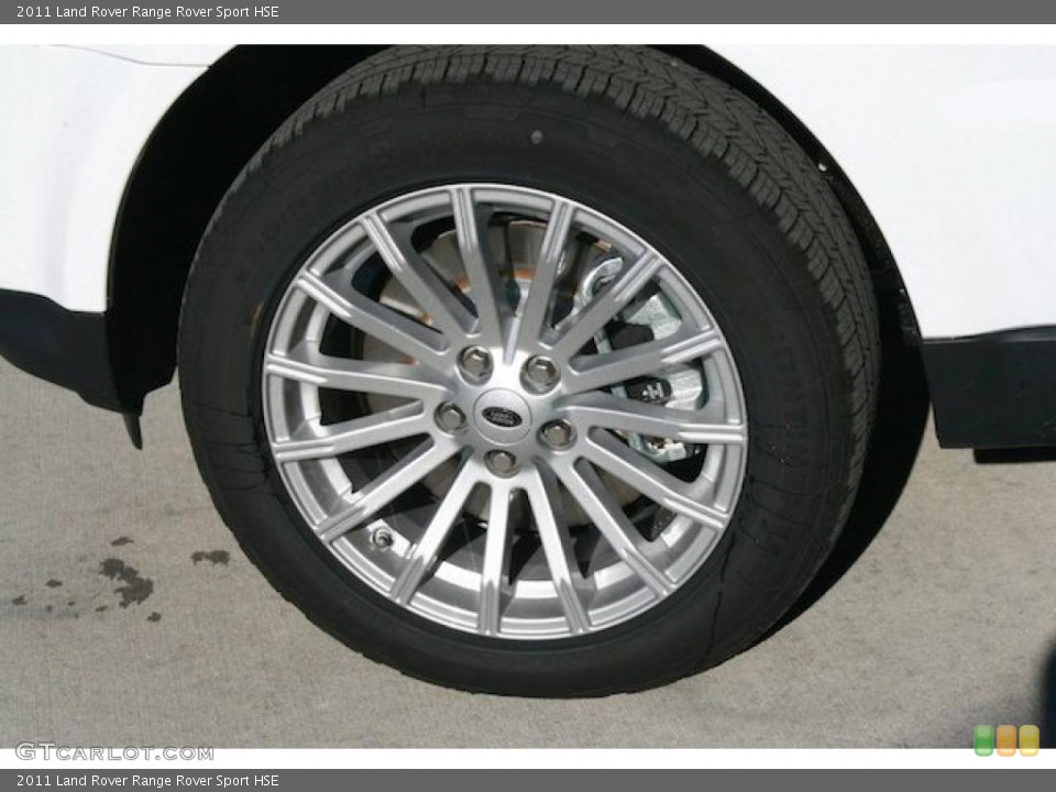 2011 Land Rover Range Rover Sport HSE Wheel and Tire Photo #44707738