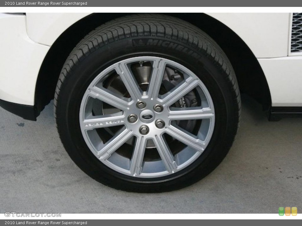 2010 Land Rover Range Rover Supercharged Wheel and Tire Photo #44710042
