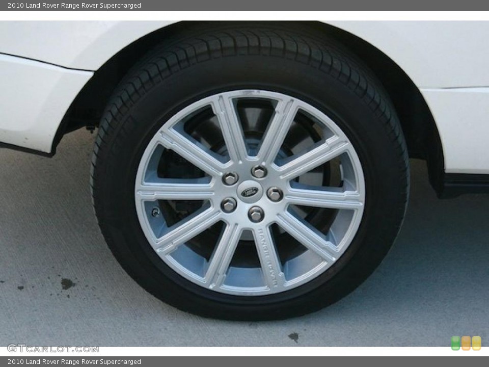 2010 Land Rover Range Rover Supercharged Wheel and Tire Photo #44710086