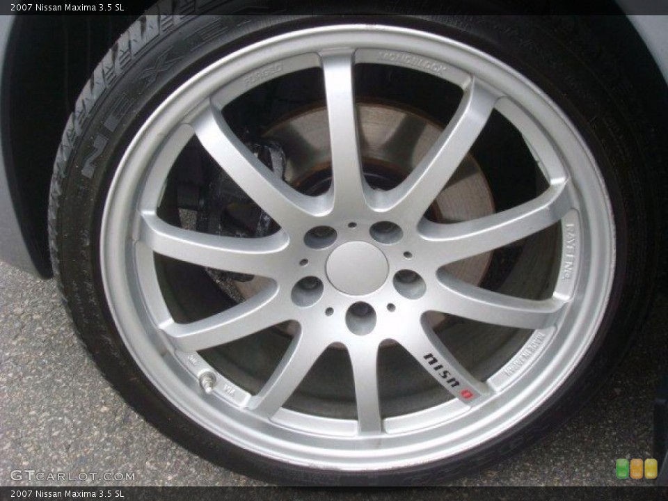 2007 Nissan Maxima 3.5 SL Wheel and Tire Photo #44713727