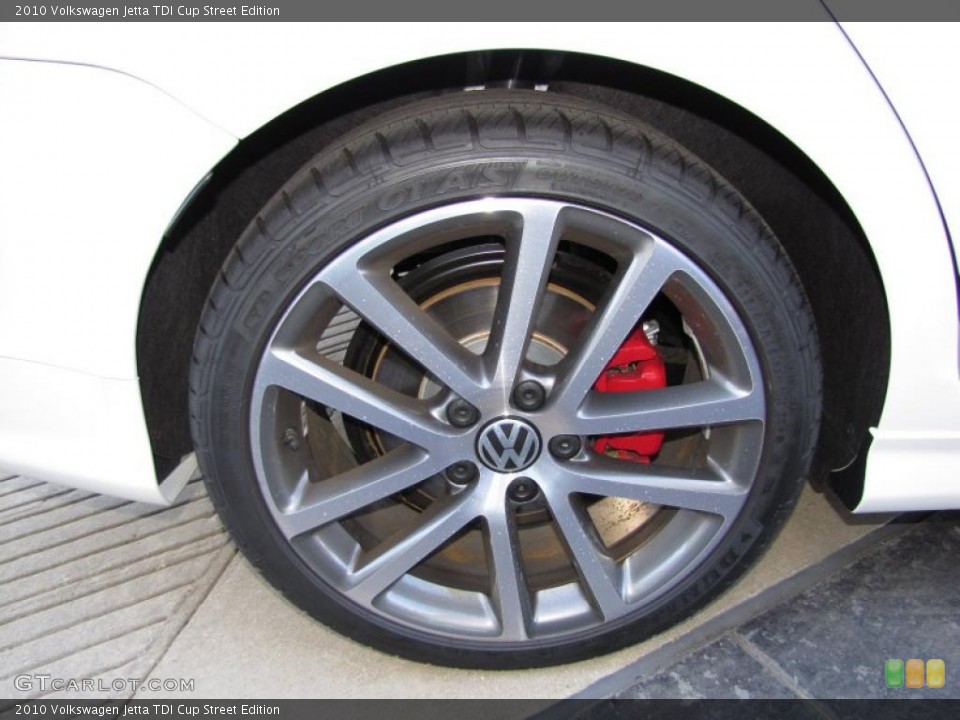 2010 Volkswagen Jetta TDI Cup Street Edition Wheel and Tire Photo #44715399