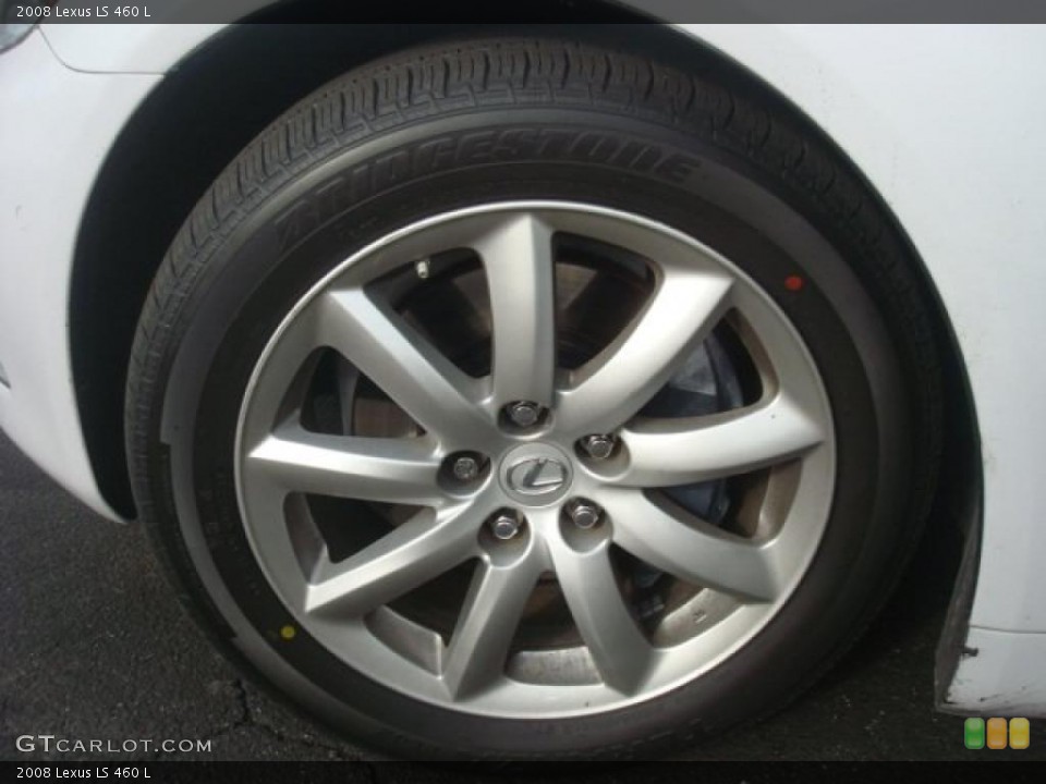 2008 Lexus LS 460 L Wheel and Tire Photo #44717357