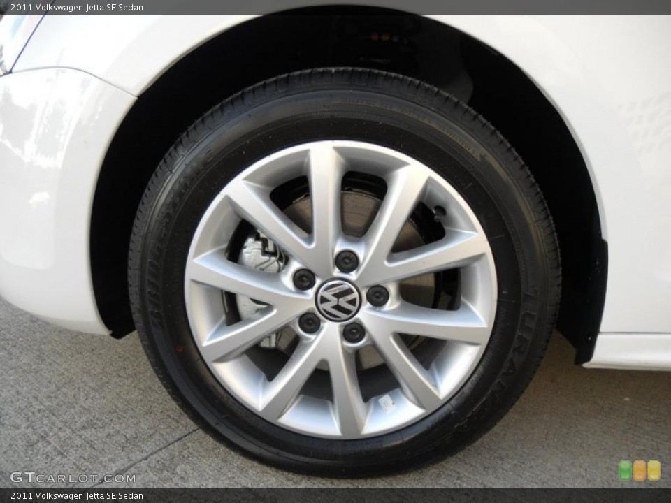 2011 Volkswagen Jetta SE Sedan Wheel and Tire Photo #44727417