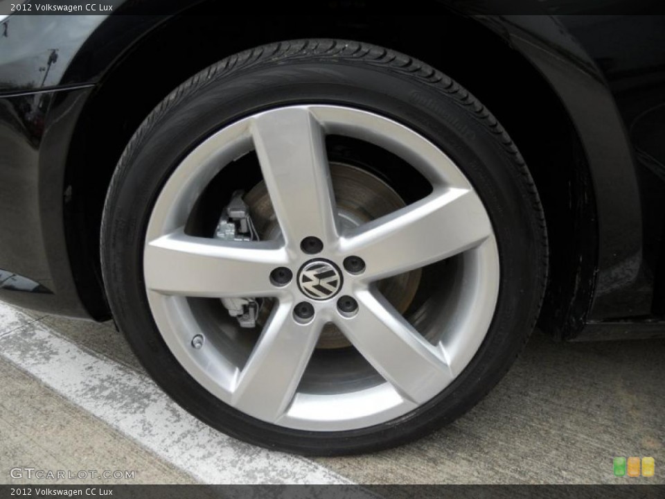 2012 Volkswagen CC Lux Wheel and Tire Photo #44728693