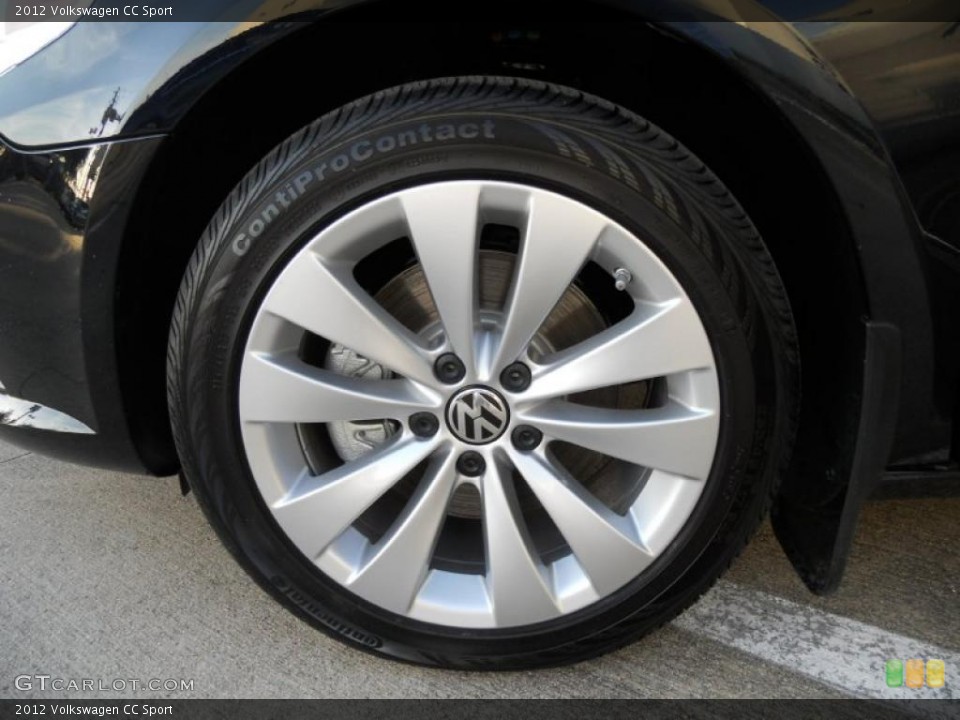 2012 Volkswagen CC Sport Wheel and Tire Photo #44729205