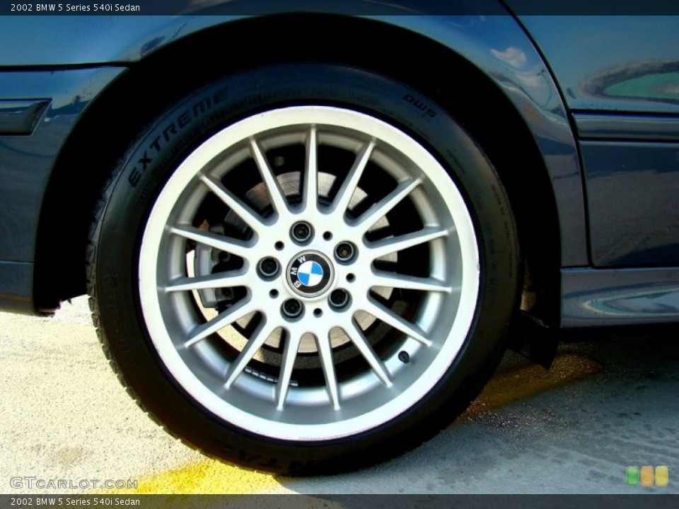 2002 BMW 5 Series 540i Sedan Wheel and Tire Photo #44733325