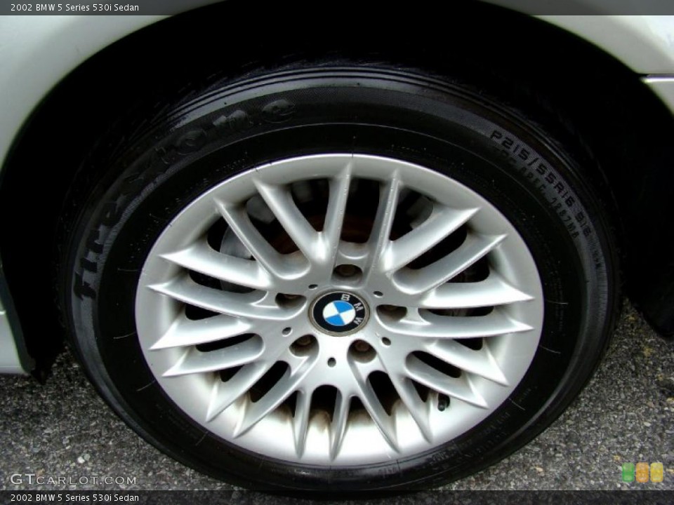 2002 BMW 5 Series 530i Sedan Wheel and Tire Photo #44733541