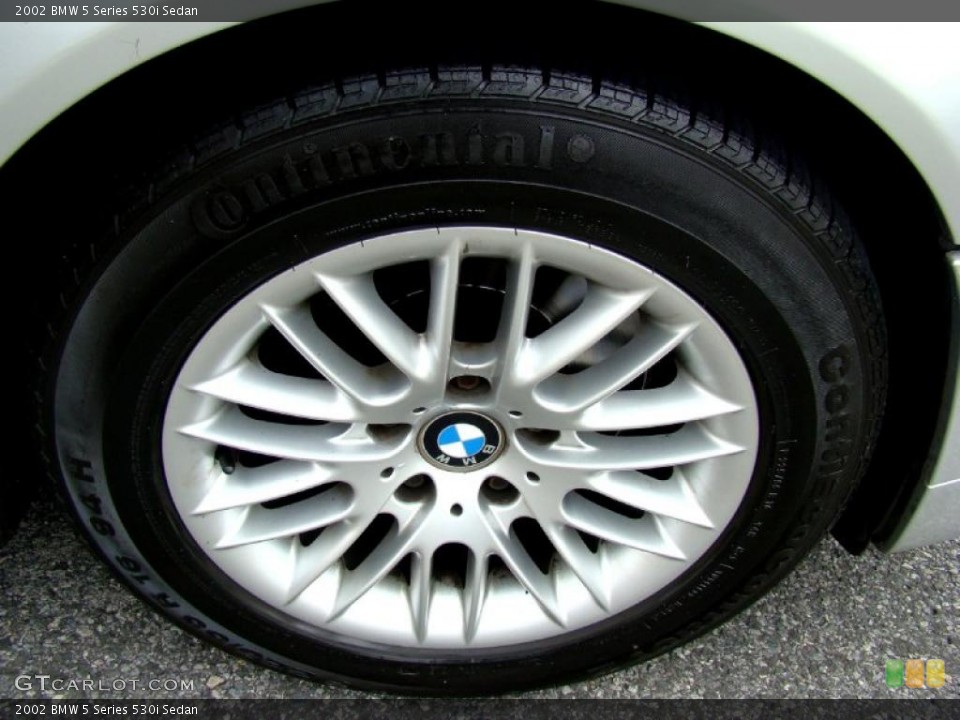 2002 BMW 5 Series 530i Sedan Wheel and Tire Photo #44733549
