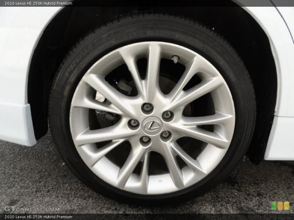 2010 Lexus HS 250h Hybrid Premium Wheel and Tire Photo #44738126