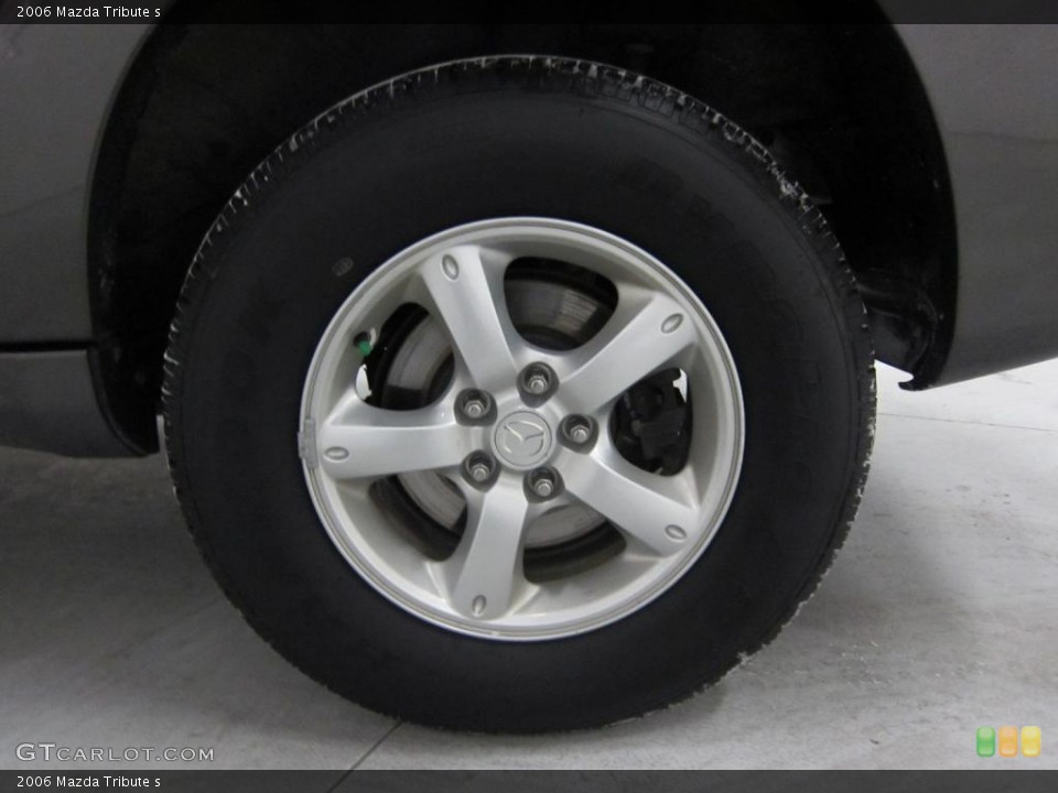 2006 Mazda Tribute s Wheel and Tire Photo #44739650