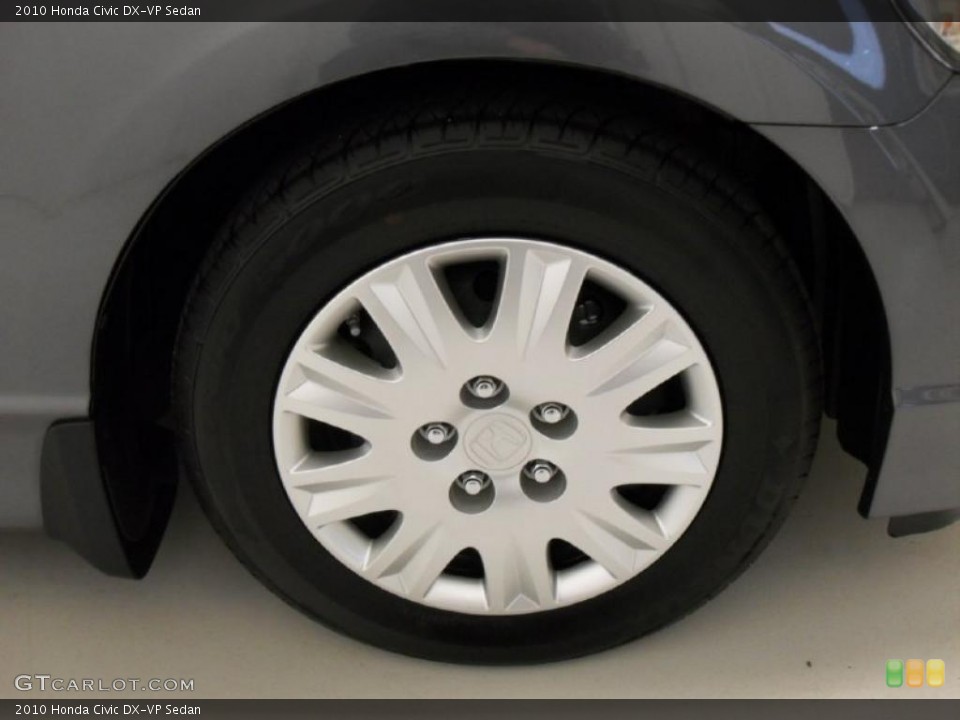 2010 Honda Civic DX-VP Sedan Wheel and Tire Photo #44745271