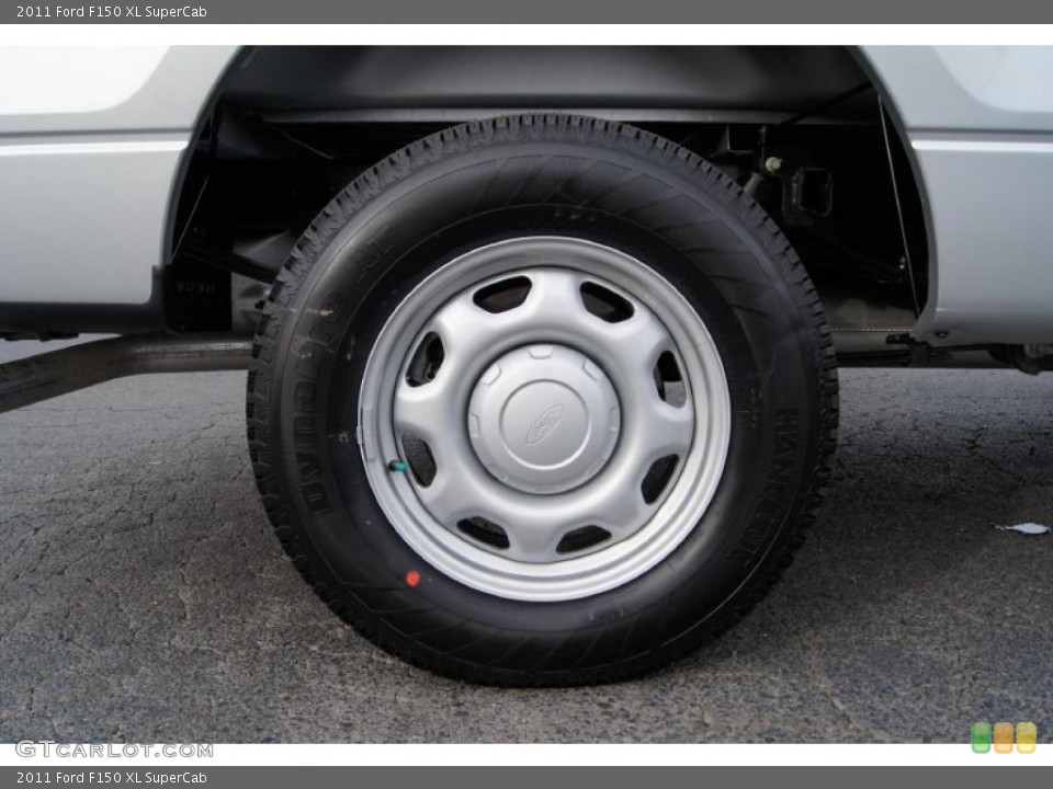 2011 Ford F150 XL SuperCab Wheel and Tire Photo #44746056