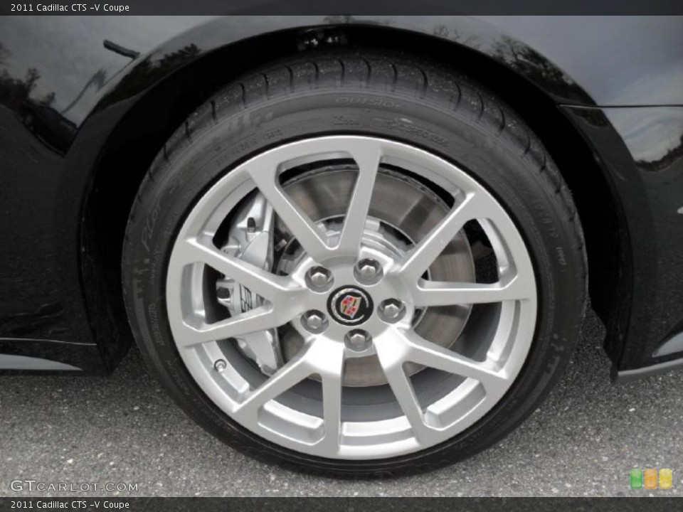 2011 Cadillac CTS -V Coupe Wheel and Tire Photo #44748491