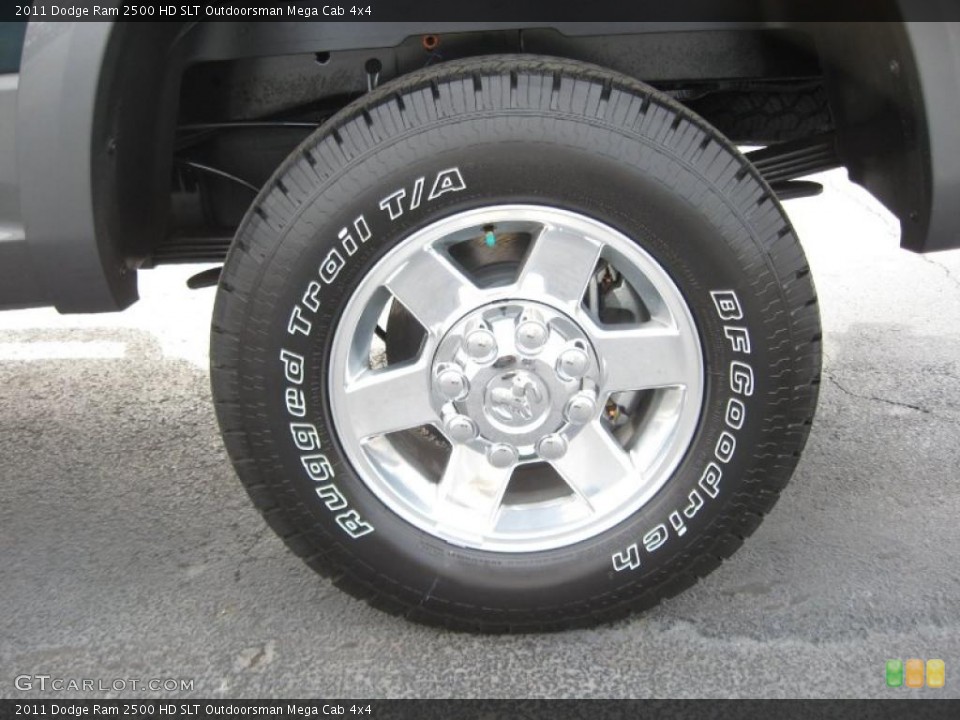 2011 Dodge Ram 2500 HD SLT Outdoorsman Mega Cab 4x4 Wheel and Tire Photo #44759203