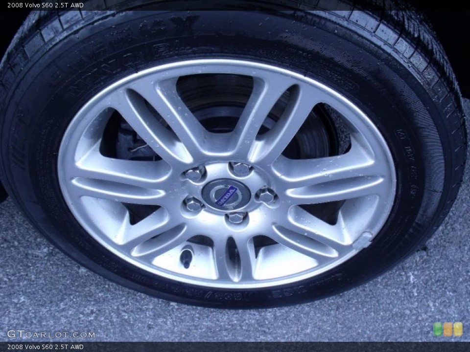 2008 Volvo S60 2.5T AWD Wheel and Tire Photo #44759735