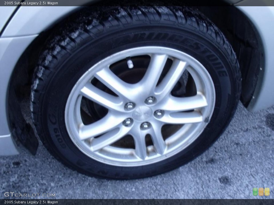 2005 Subaru Legacy 2.5i Wagon Wheel and Tire Photo #44761359