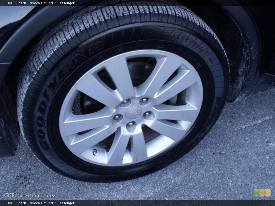 2008 Subaru Tribeca Limited 7 Passenger Wheel and Tire Photo #44764752
