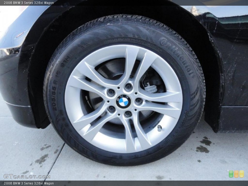 2008 BMW 3 Series 328xi Wagon Wheel and Tire Photo #44765456