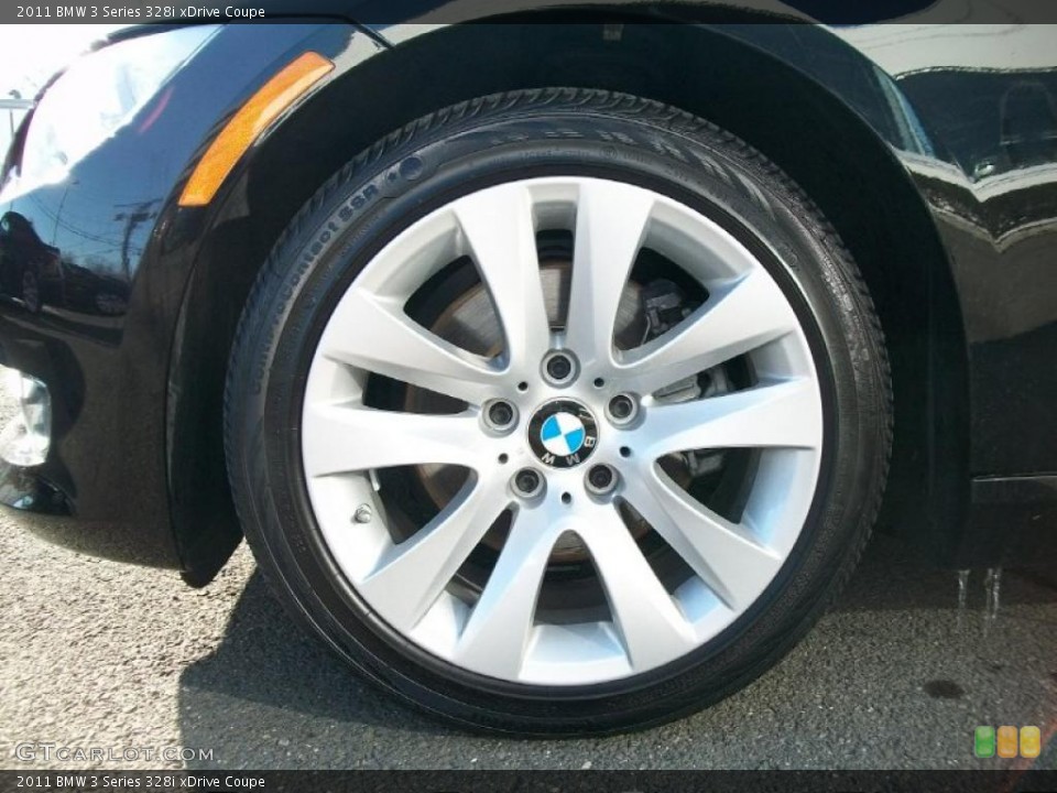 2011 BMW 3 Series 328i xDrive Coupe Wheel and Tire Photo #44767437
