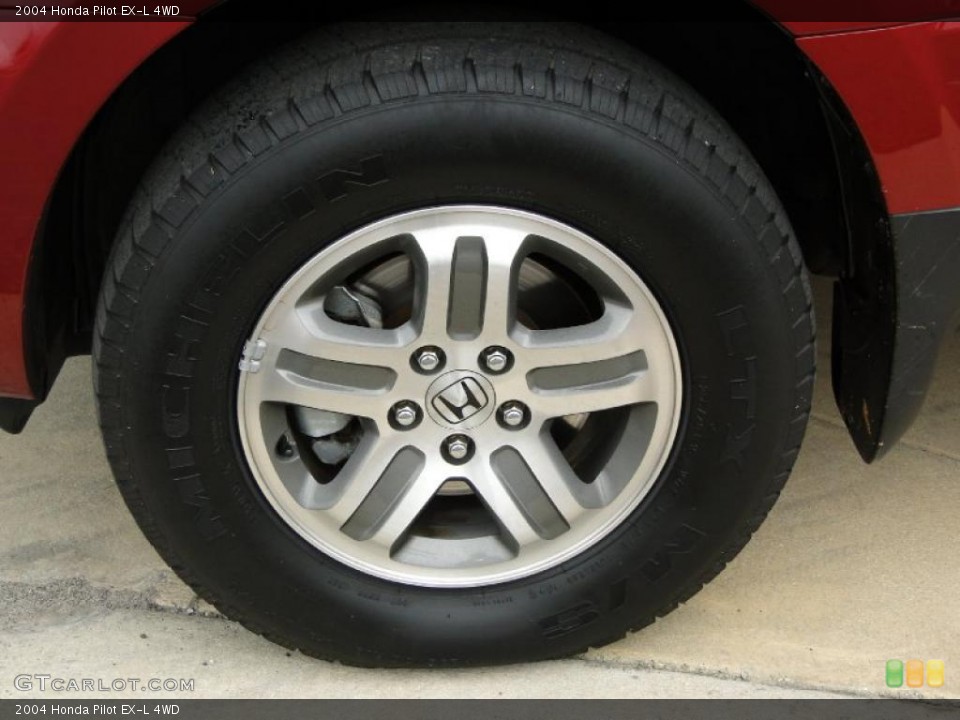 2004 Honda Pilot EX-L 4WD Wheel and Tire Photo #44775569