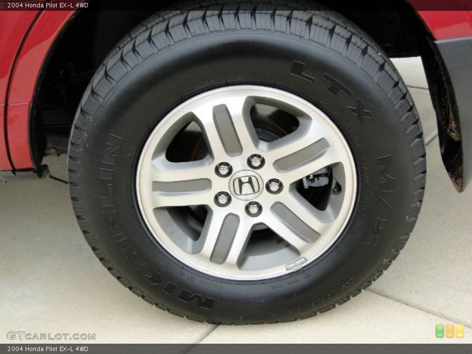 2004 Honda Pilot EX-L 4WD Wheel and Tire Photo #44775597