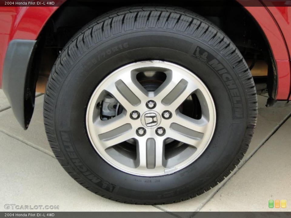 2004 Honda Pilot EX-L 4WD Wheel and Tire Photo #44775609