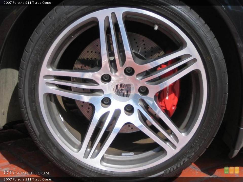 2007 Porsche 911 Turbo Coupe Wheel and Tire Photo #44776497