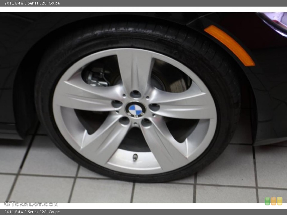 2011 BMW 3 Series 328i Coupe Wheel and Tire Photo #44776737