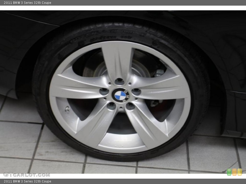 2011 BMW 3 Series 328i Coupe Wheel and Tire Photo #44776769