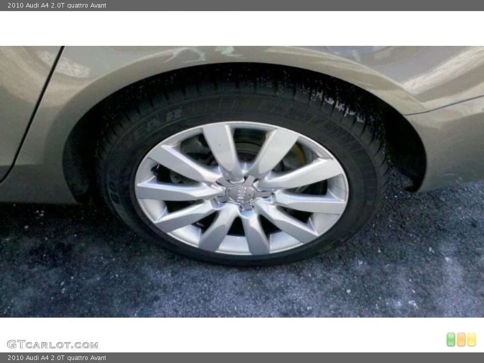 2010 Audi A4 2.0T quattro Avant Wheel and Tire Photo #44780686