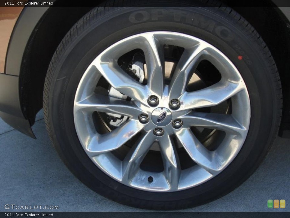 2011 Ford Explorer Limited Wheel and Tire Photo #44781078