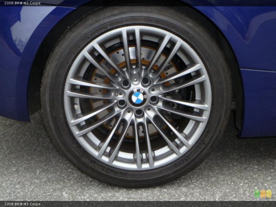 2008 BMW M3 Coupe Wheel and Tire Photo #44782811