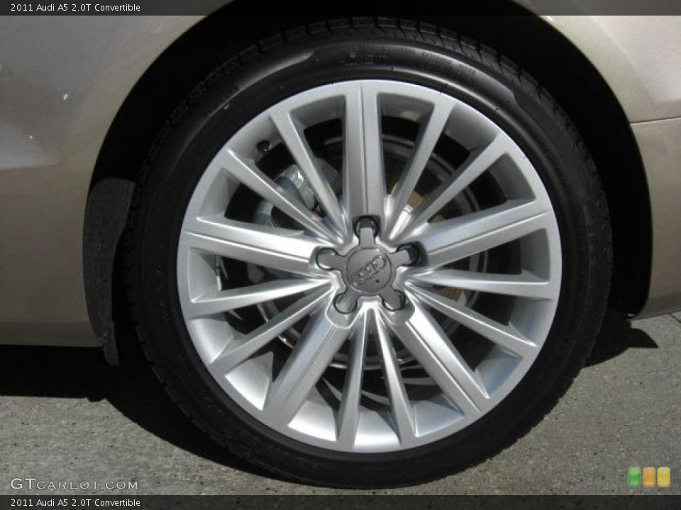 2011 Audi A5 2.0T Convertible Wheel and Tire Photo #44793226