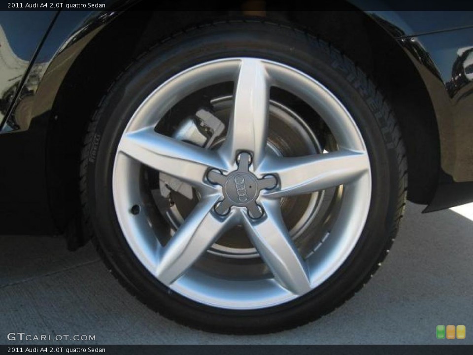 2011 Audi A4 2.0T quattro Sedan Wheel and Tire Photo #44793690