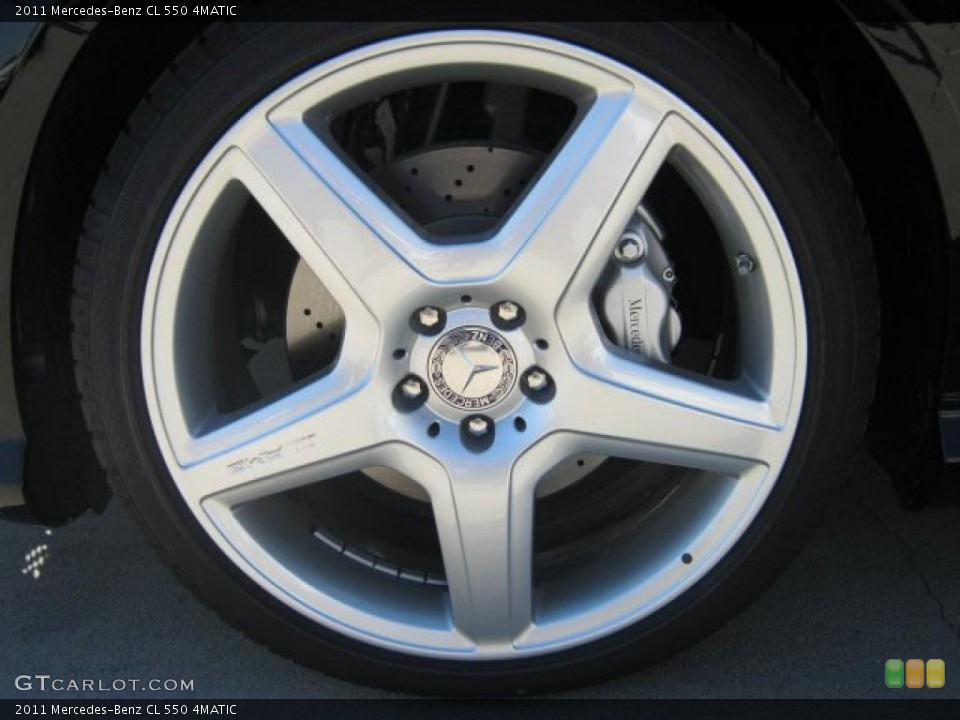 2011 Mercedes-Benz CL 550 4MATIC Wheel and Tire Photo #44796898