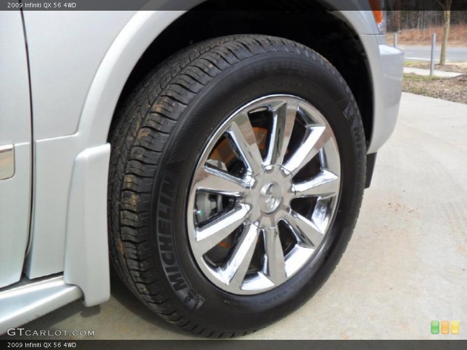 2009 Infiniti QX 56 4WD Wheel and Tire Photo #44801850