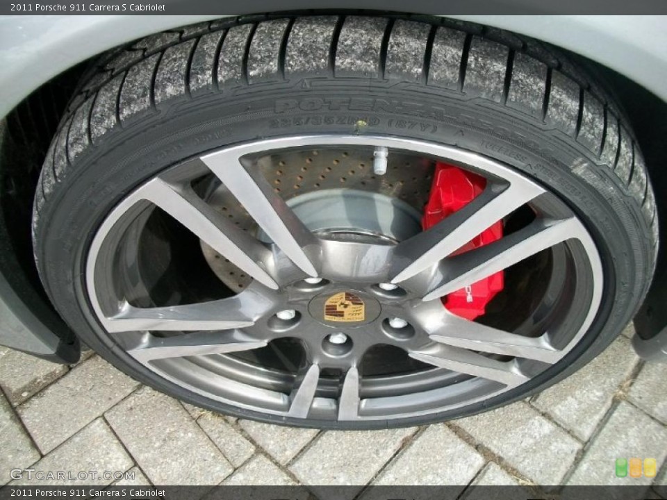 2011 Porsche 911 Carrera S Cabriolet Wheel and Tire Photo #44817624