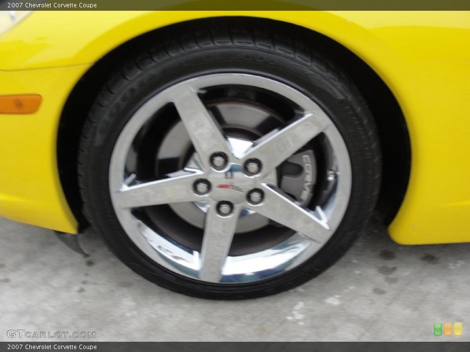 2007 Chevrolet Corvette Coupe Wheel and Tire Photo #44818732