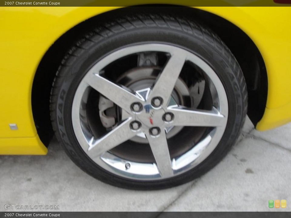 2007 Chevrolet Corvette Coupe Wheel and Tire Photo #44818748
